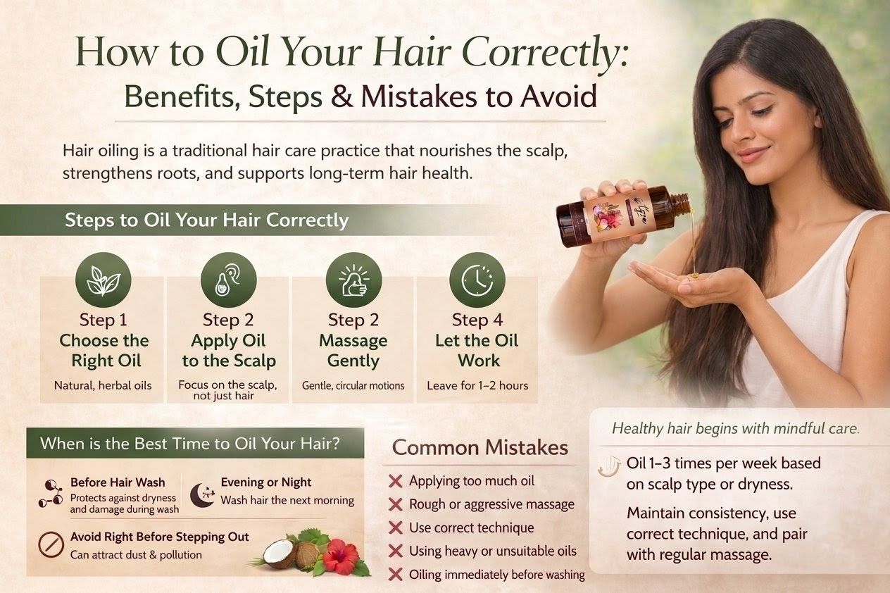 Hair Oiling: How, When & How Often?