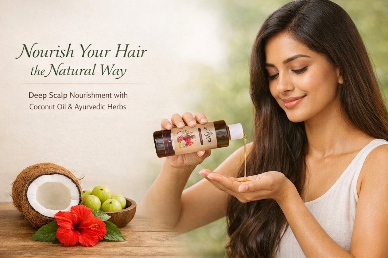 Herbal Hair Oil for Hair Fall & Hair Growth: The Power of Nature in Every Drop
